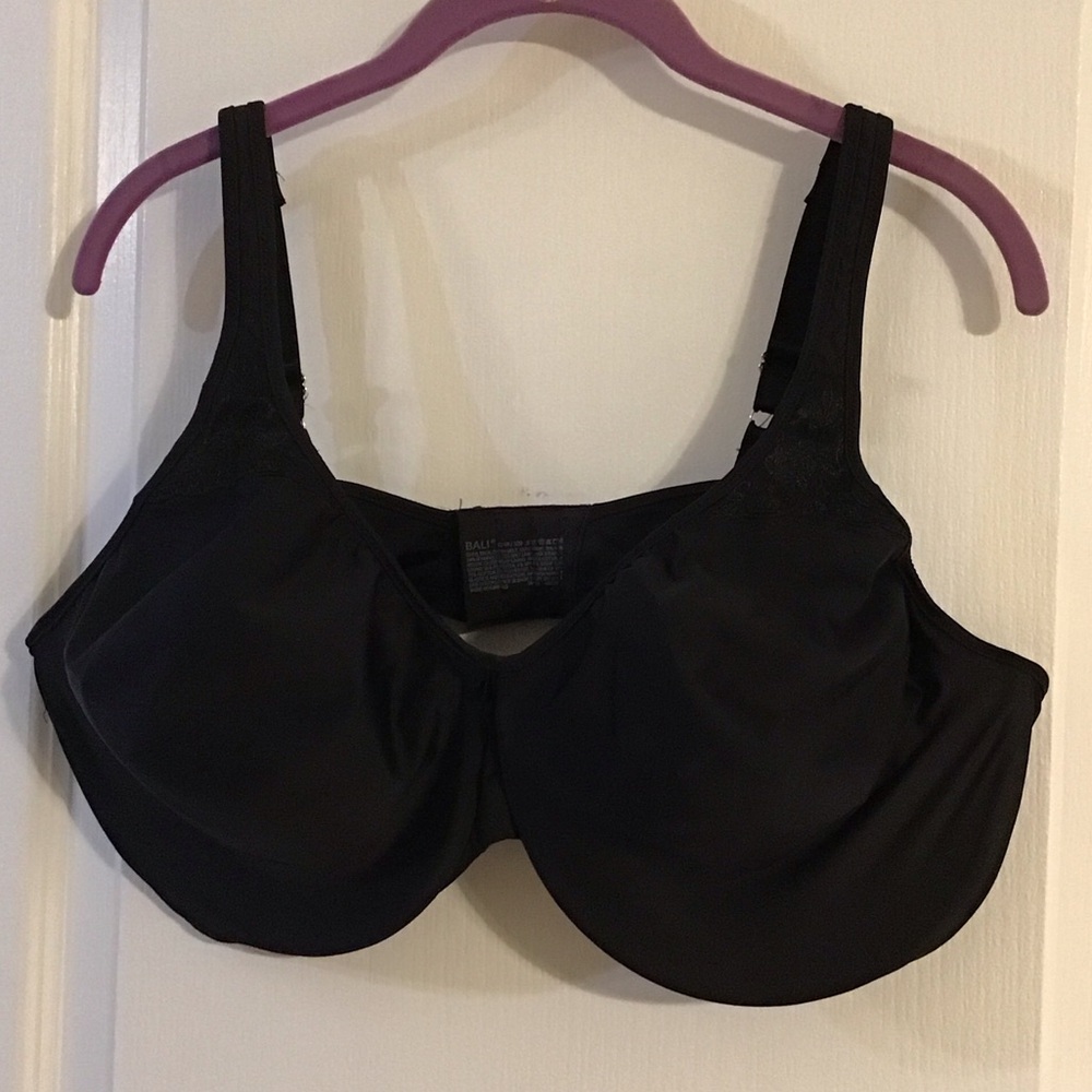 Bali  Black Full-Coverage Underwire Bra 44DD